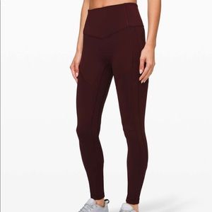 Lululemon All The Right Places Pant II 28” Garnet